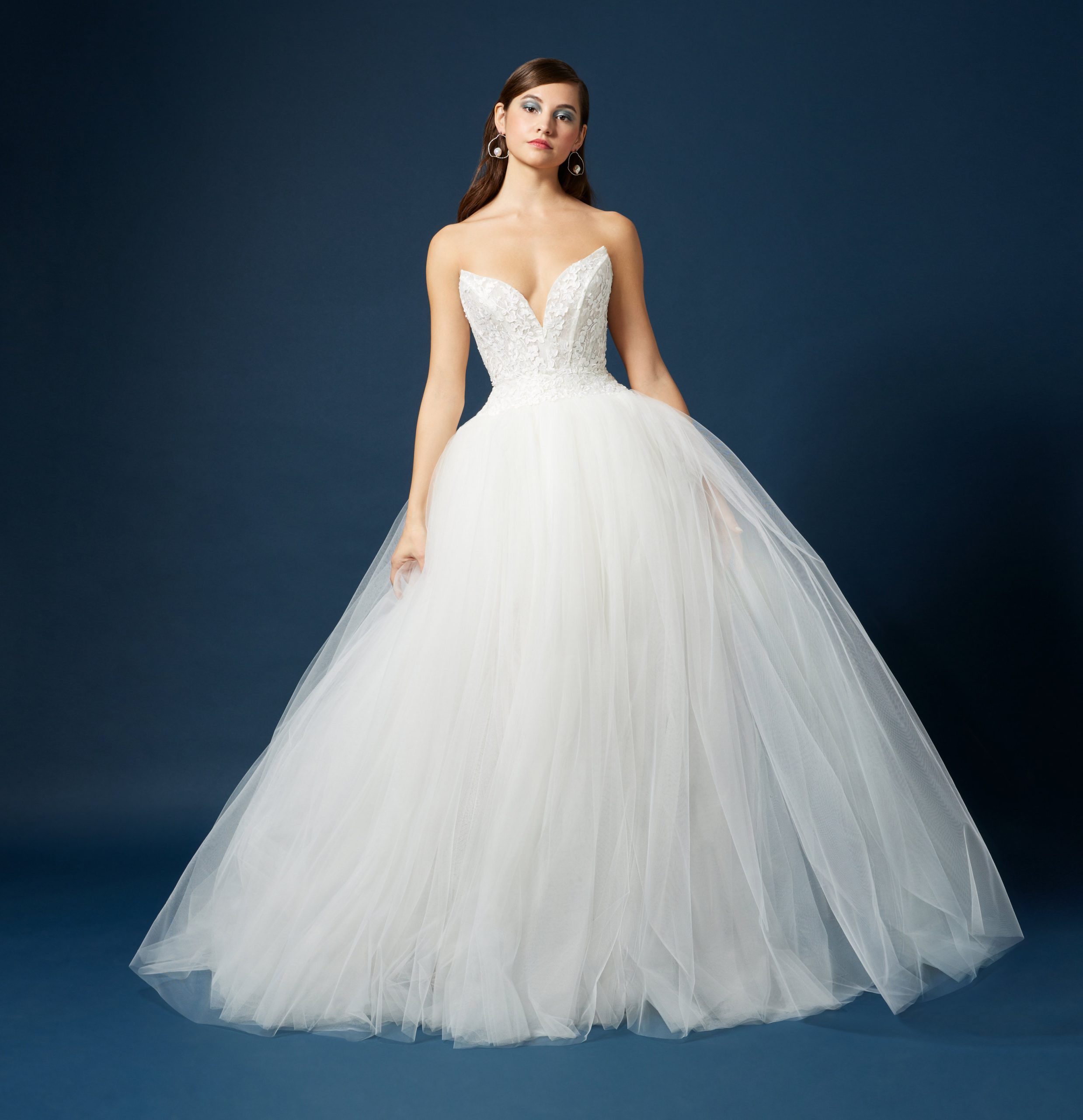 Grace mini with skirt Grace mini with overskirt St. Pete Bridal Boutique Lazaro
